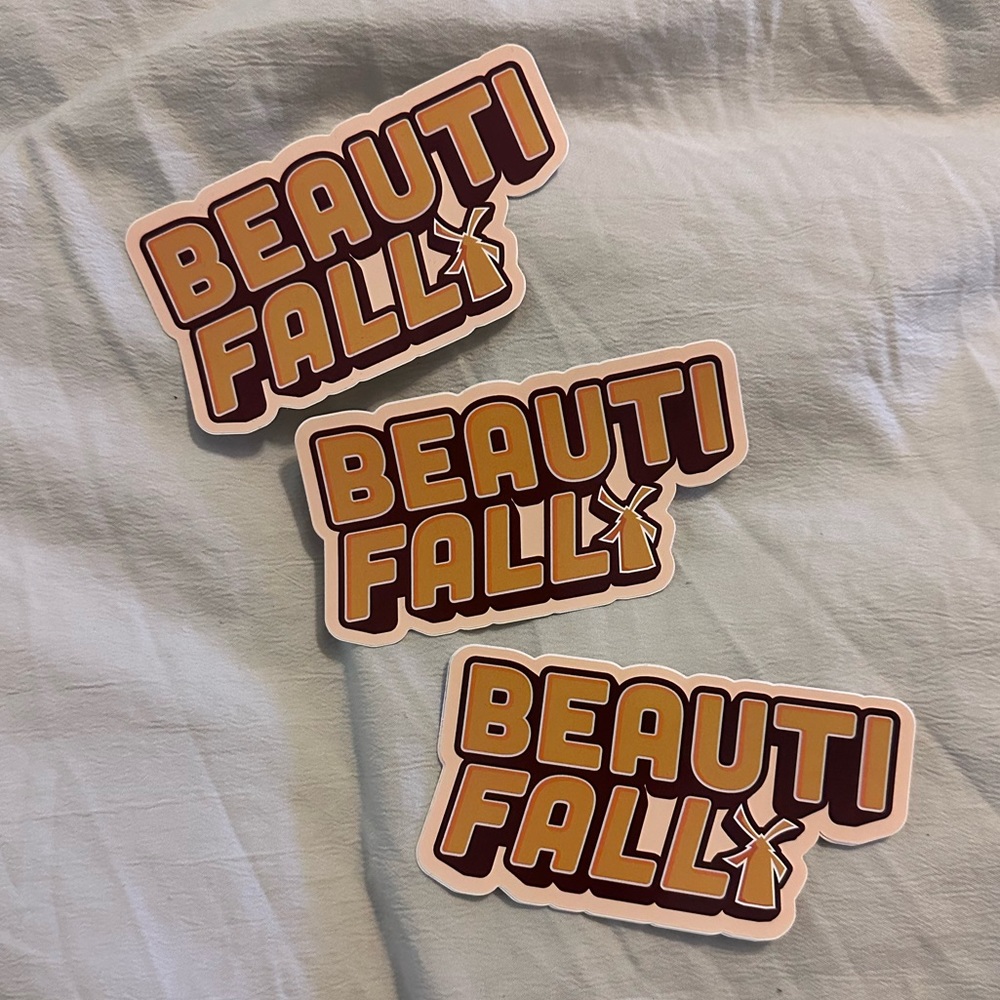Fall Dutch Bros Stickers